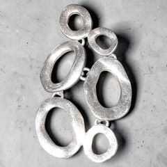 John Rocha large sterling silver pendant