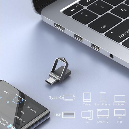 KEXIN USB Flash Drive Type C 128GB USB & type C Drive 3.0 Dual OTG 2 in 128GB USB & type C Drive 3.0 Dual OTG 2 in 1