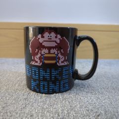 Donkey Kong Video Game Arcade Coffee Mug Cup Retro Black New
