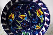 Vintage Collectibles Turkish Ceramic Plate