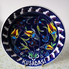 Vintage Collectibles Turkish Ceramic Plate