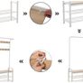 New Vintage Coat Rack + Stand - FREE P&P Image 5