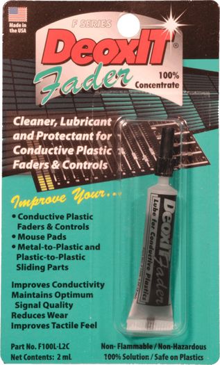 Caig DeoxIT Fader Lube, (Squeeze Tube) 2ml, 100% solution