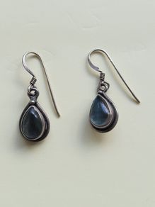 silver earrings