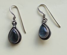 silver earrings