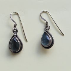 silver earrings