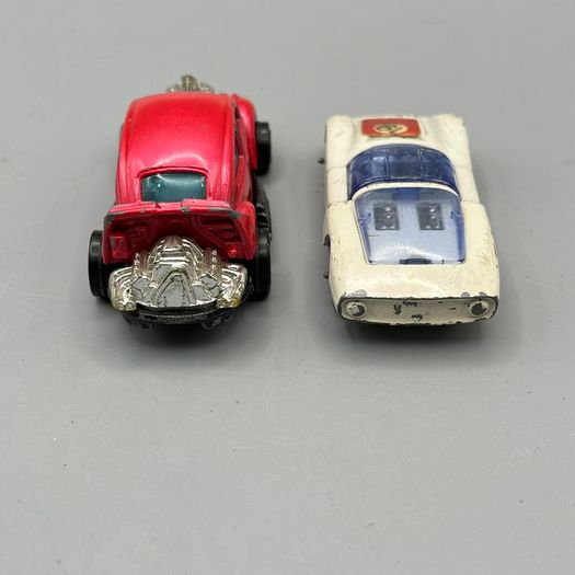 Corgi Juniors VW Hot Rod PInk + Porsche Carrera 6 - Whizzwheels