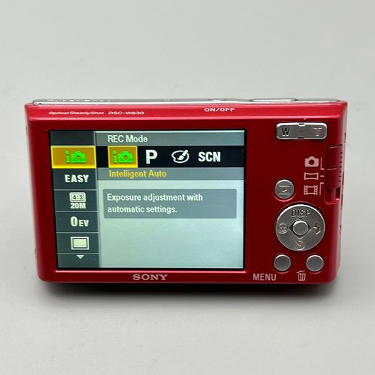 Sony DSC-W830 20.1MP Digital Camera Red - Full Kit