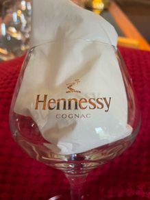 Aperitif Digestif Hennessy Cognac Crystal Glass Brandy Baloons