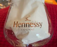 Aperitif Digestif Hennessy Cognac Crystal Glass Brandy Baloons