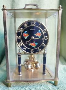 Vintage Kundo 400 Day Anniversary Clock - Kieninger & Obergfell Made In Germany (for parts or repair)