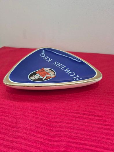 Vintage 1960s Carlton Ware "Flowers Keg" Pub Ashtray Shakespeare Breweriana