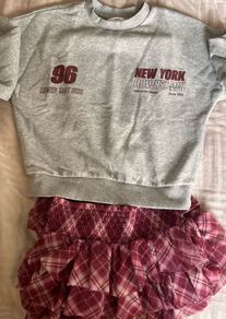 girls top and skirt set