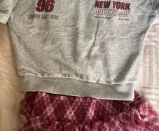 girls top and skirt set