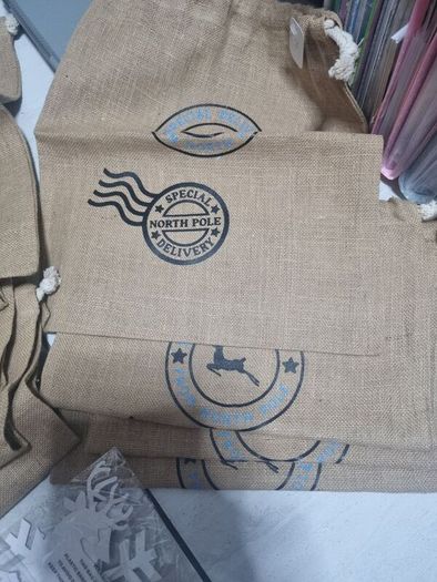 X10 Christmas sacks