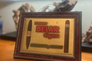 Antique Flor De Belar Cigar Sign