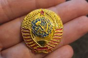 Vintage Soviet USSR Russian Military Hat Pin