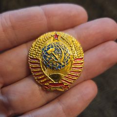 Vintage Soviet USSR Russian Military Hat Pin