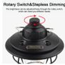 BRAND NEW USB Recharging Light Retro Campsite Lantern Outdoor Camping Hiking Tent Night Light Lamp Stepless Dimming Three Light Modes Image 3