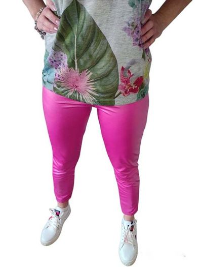 High Waist PU Leggings