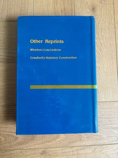 Brooms Legal Maxims 10th Edition 1939 Hardcover