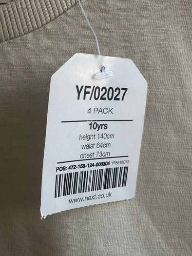 Boys 4 pk of T-shirts from Next - age 10