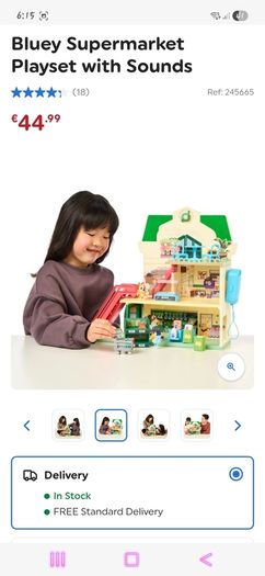 bluey supermarket