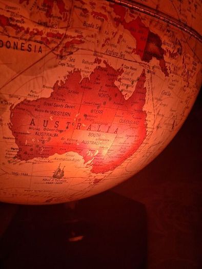 1980's Scan Denmark Light Up Globe