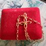 9ct gold cross pendant on 18 inch chain Image 4