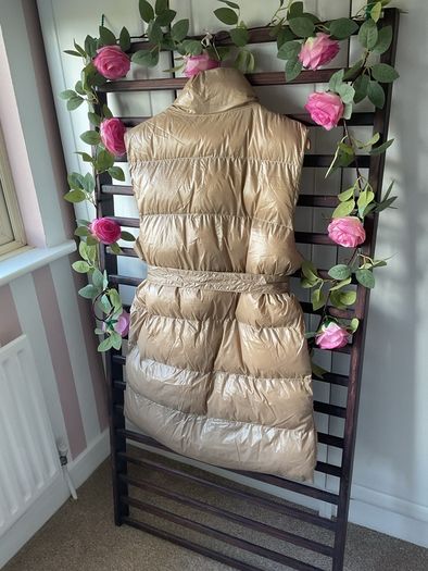 gilet Bnwt Azara beige tie belt gilet TU sizing