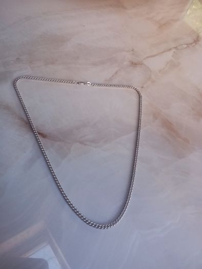 Stamped silver chain, 15.83g, lovely condition, D18 free reg post