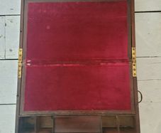 Victorian mahogany writing slope