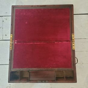 Victorian mahogany writing slope