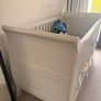 Mamas and papas sleigh cot and changing unit Image 4
