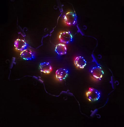 LED Christmas curtain lights