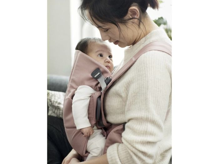 Babybjorn Mini Carrier Woven Old Rose