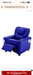 Kids - Reclining Chair blue