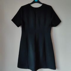 Black Short Sleeve Tailored Shift Dress, NEXT, Size 10