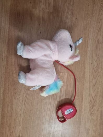 Unicorn with lead walks