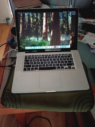 MacBook pro 16GB memory, 15 inch screen, 256GB SSD storage . Sequoia IOS 15.1  power supply 85 watts   . Video card Intel 4000 HD 2.6 Ghz CPU quad core