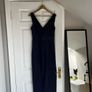 Folkster navy blue A-line dress Image 3