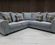Verona Grey Scatter Cushions Sofa