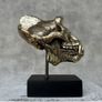 Gorilla Skull - Polished Bronze (Signed) Image 3