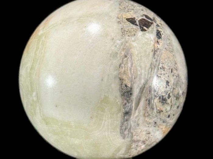 Unique home decor 3 real onyx spheres