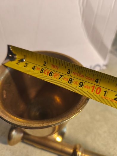Vintage Brass Mortar and Pestle