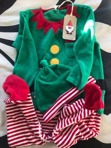 Christmas Elf onesie by Next