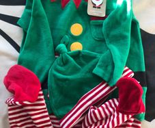 Christmas Elf onesie by Next