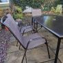Garden table and chairs x 6 Image 3