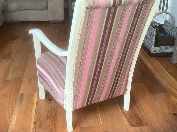 Vintage armchair newly upholstered
