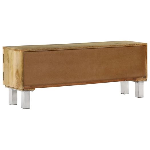 TV Cabinet Solid Mango Wood 118x30x45 cm